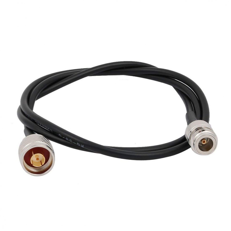 Кабельная сборка 5D-FB (N-female—N-male) 2 метра, белый