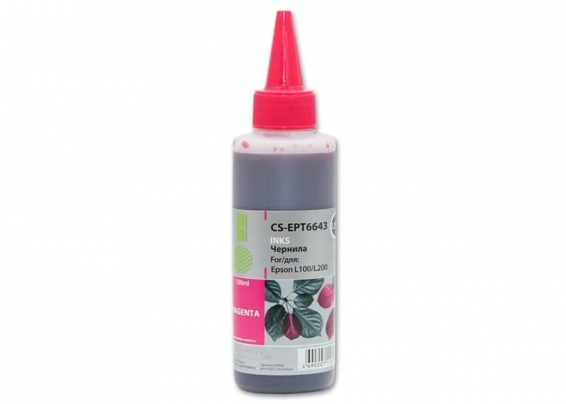 Чернила MAGENTA 100ML /L100 CS-EPT6643 CACTUS
